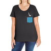 Yes, You Can Dive Ladies Curvy T-Shirt