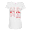 Vote Beto Maternity Scoop Neck T-shirt