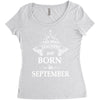 The Best Teachers Are Born In September Women's Triblend Scoop T-shirt