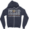 proud autism grandmother Zipper Hoodie