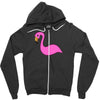 animal pink Zipper Hoodie