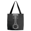sketch of piston 3 Tote Bags