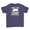 save the chubby unicorns Youth Tee