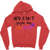 you can't scare me i'm a mother Zipper Hoodie