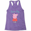 peppa pig sister pig Racerback Tank