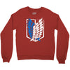 wings of freedom Crewneck Sweatshirt