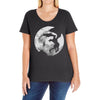 moon dovahkiin Ladies Curvy T-Shirt