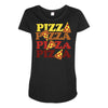pizza lover 2 Maternity Scoop Neck T-shirt