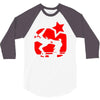 eric cantona, kungfu, manu 3/4 Sleeve Shirt