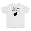 Daddy Bear - Baby Bear Custom Name Youth Tee