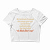 devil Crop Top