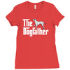 the dogfather dalmatian white Ladies Fitted T-Shirt