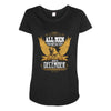 All Men Are Created Equal But Only The Best Are Born In December Maternity Scoop Neck T-shirt