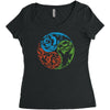 balance of power clearance Women's Triblend Scoop T-shirt
