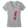 kayak american flag Women's V-Neck T-Shirt