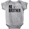 number one brother Baby Onesie