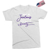 don't be jealous just because i look this good at seventy black Exclusive T-shirt