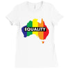 Vote Yes-Australia Marriage Equality Ladies Fitted T-Shirt