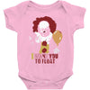 it pennywise clown Baby Onesie
