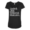 a litle life book Maternity Scoop Neck T-shirt