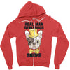 snoring gentleman Zipper Hoodie