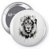 lion Pin-back button