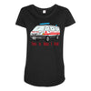 how i roll ambulance Maternity Scoop Neck T-shirt