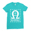 resistance is futile Ladies Fitted T-Shirt
