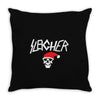 sleigher metal style xmas Throw Pillow