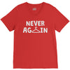 never again V-Neck Tee