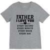 I Love You Father V-Neck Tee