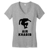 air khabib silhouette Women's V-Neck T-Shirt