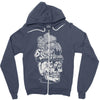six on the brain Zipper Hoodie