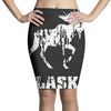 Alaska Deer Rudolph Pencil Skirts