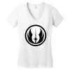 logo monument stars Women's V-Neck T-Shirt