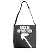 rock in opposition Adjustable Strap Totes