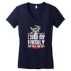 Life After Death Touch My Family And Find Out Women's V-Neck T-Shirt