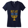 get lit Women's V-Neck T-Shirt