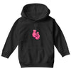 boxing gloves breast cancer Youth Hoodie