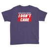 Breaking News i Don't Care Youth Tee