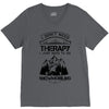 I Don't Need Therapy Just to Go Snowmobiling V-Neck Tee