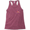 floral sagittarius pocket Racerback Tank