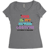 This Is My Human Costume I'm Really a Unicorn Women's Triblend Scoop T-shirt