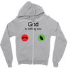 God Is Calling You Zipper Hoodie