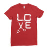 shear love Ladies Fitted T-Shirt