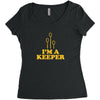 i'm a keeper Women's Triblend Scoop T-shirt