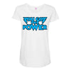you got the power Maternity Scoop Neck T-shirt