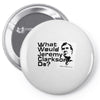 what would jeremy clarkson do Pin-back button