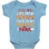 cut into pizzas Baby Bodysuit