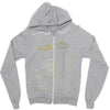 seattle skyline Zipper Hoodie